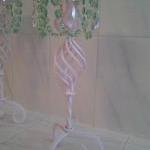 Gorgeous Pink Candle Holder..